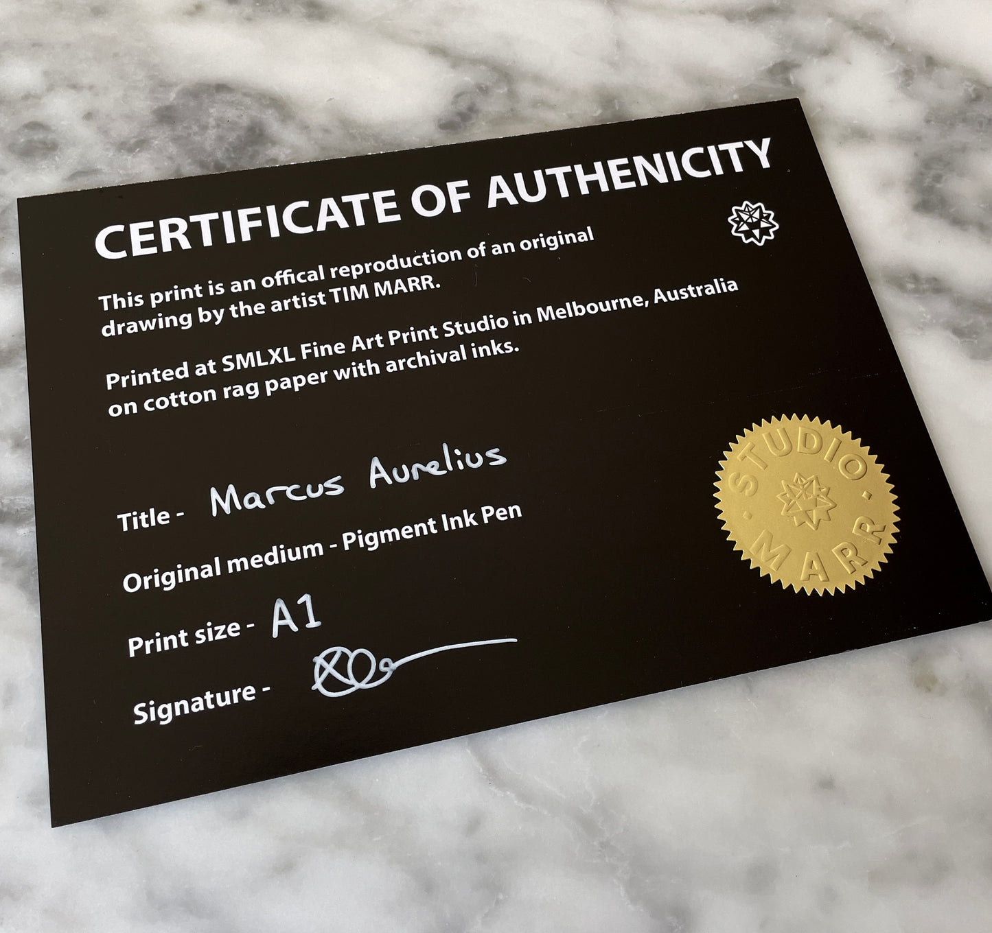 Marcus Aurelius - Fine Art Print - A1, A2, A3