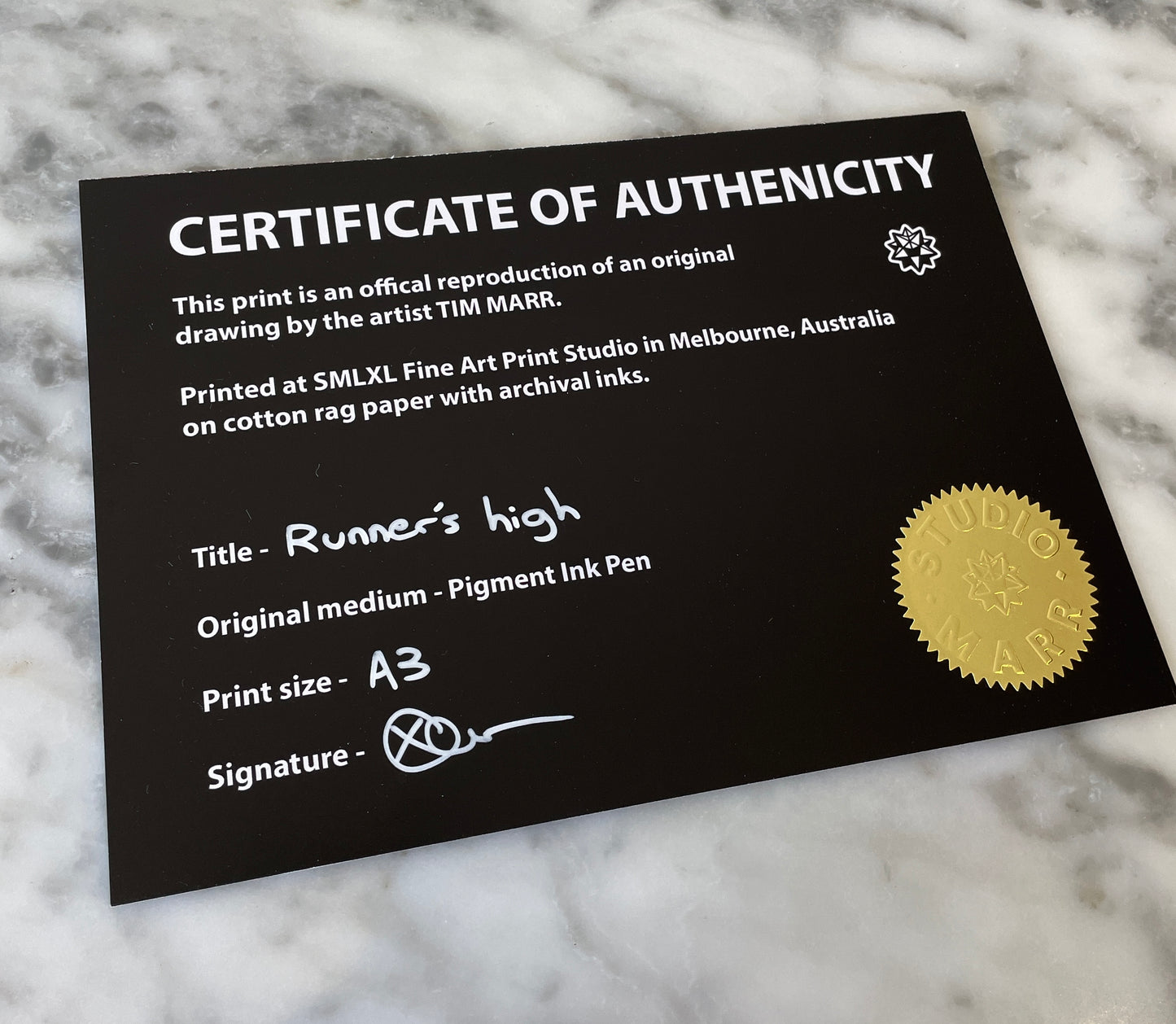 Runner's High - Fine Art Print - A3