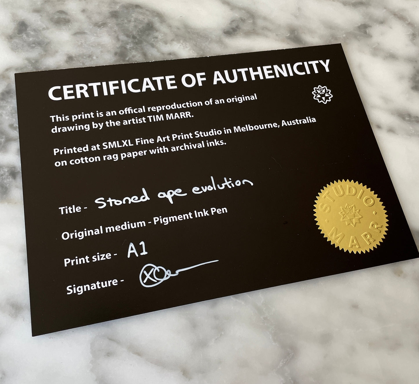 Stoned Ape Evolution - Fine Art Print - A1, A2, A3