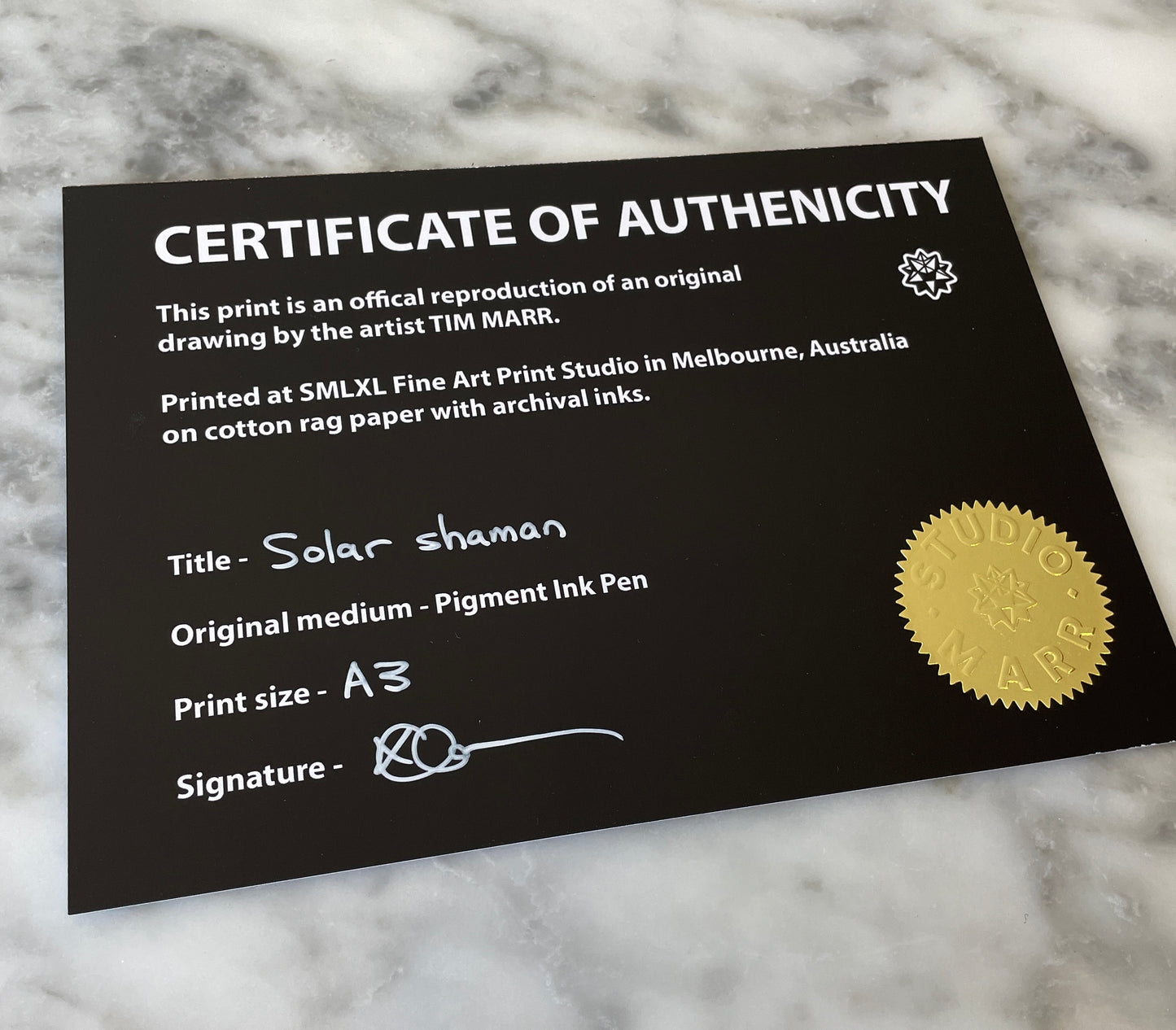 Solar Shaman - Fine Art Print - A3