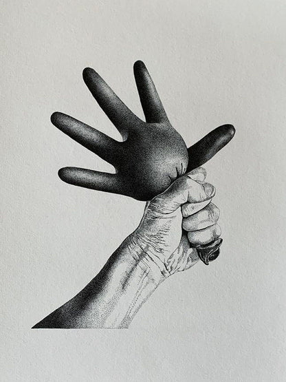 Glove - Fine Art Print - A4