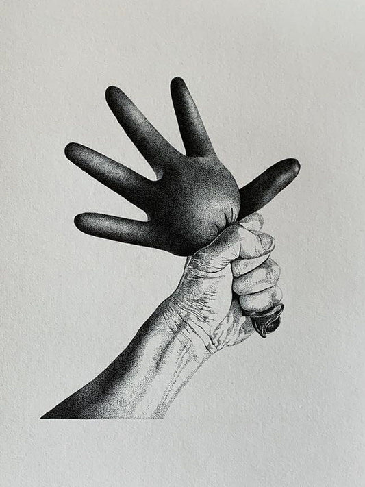 Glove - Fine Art Print - A4