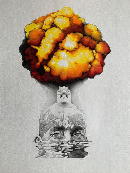 Goggins - Fine Art Print - A3
