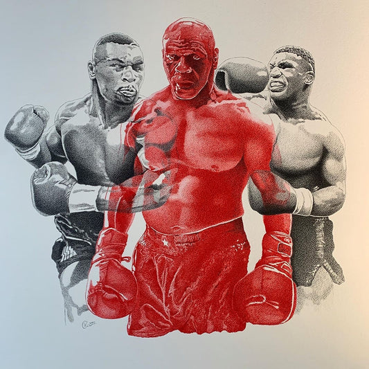 Tyson Past VS Present - Fine Art Print - 21.6 x 22.4 in