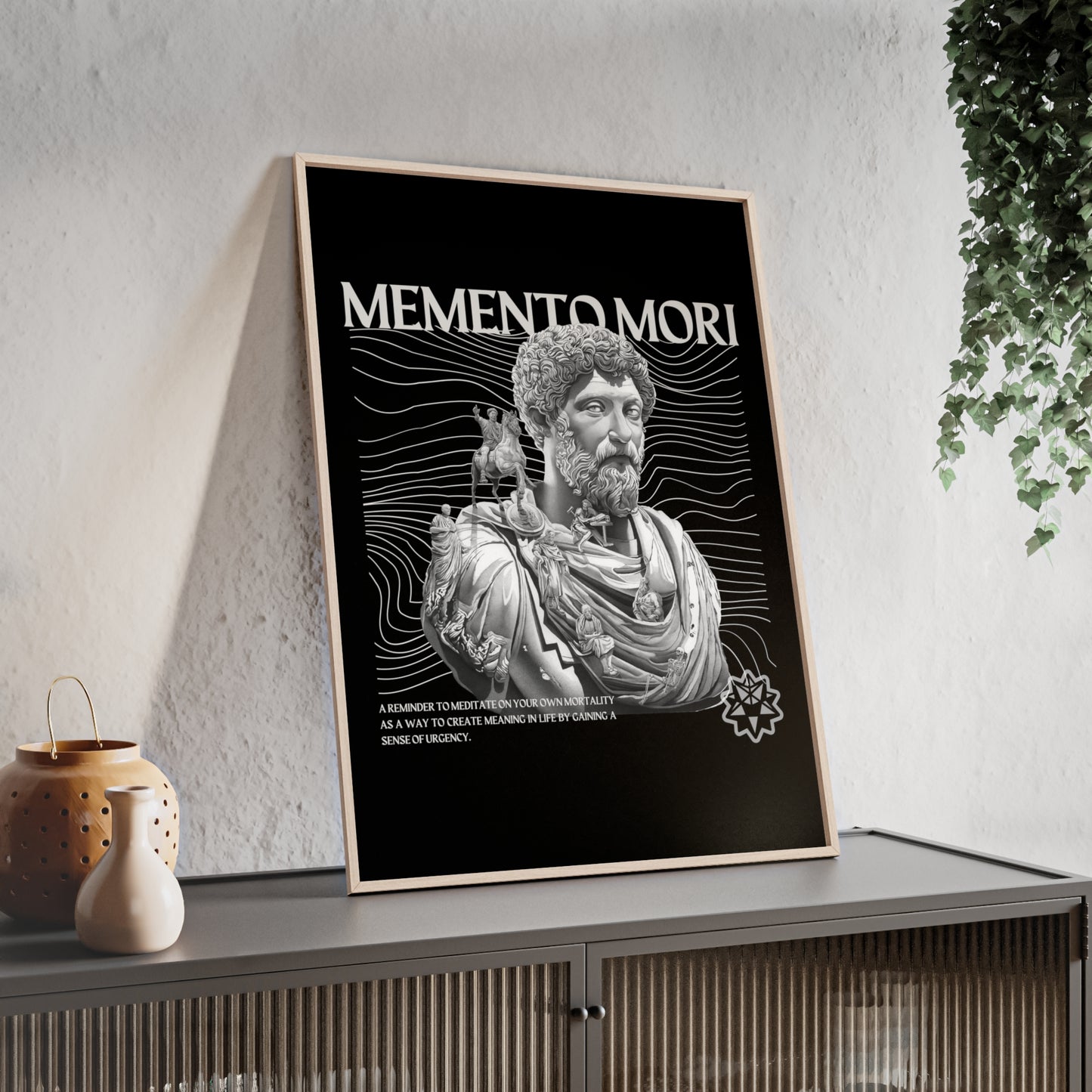 Memento Mori Framed Poster - A4 to A1