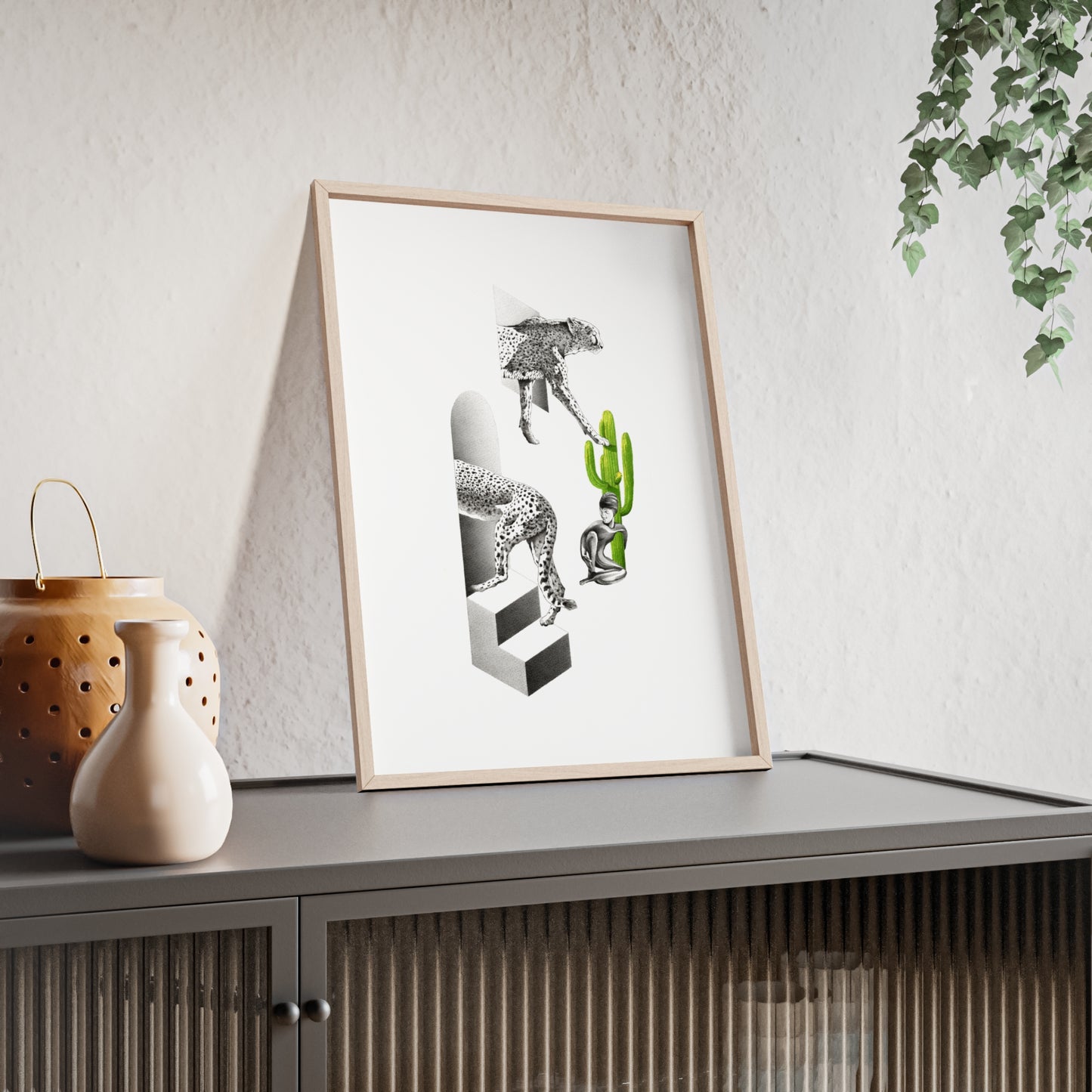 Fractured Reality Framed Poster A4 - A3