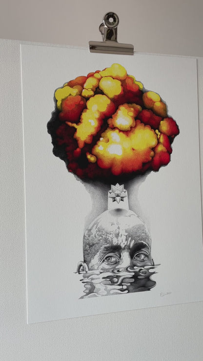 Goggins - Fine Art Print - A3